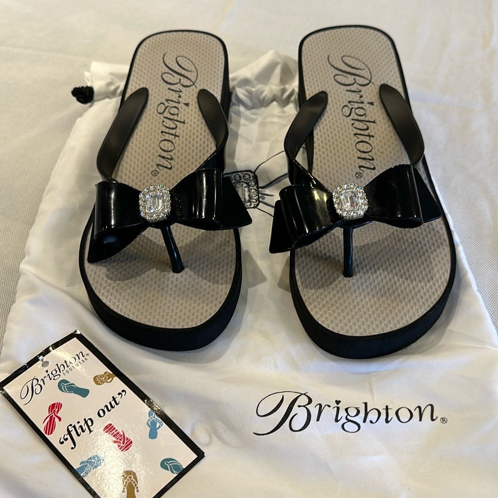 Brighton Bowie wedge Flip-Flops
